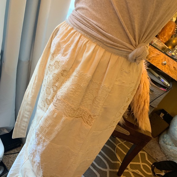 Handmade patchwork boho skirt - Picture 2 of 3